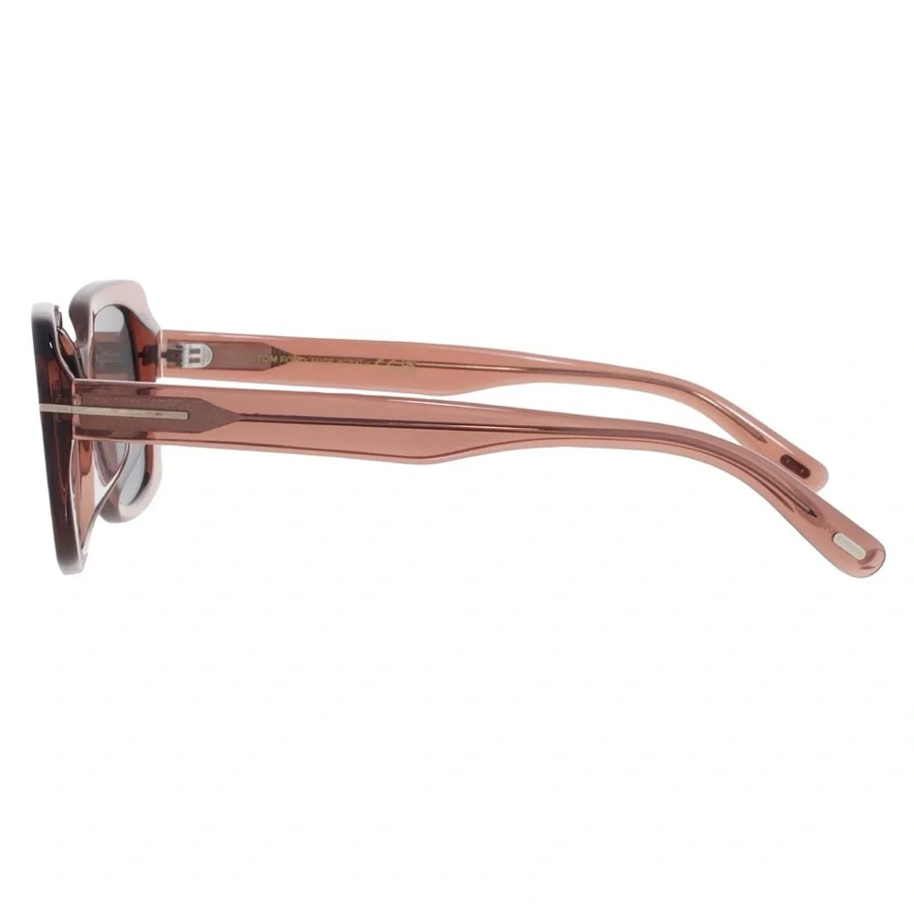 Tom Ford Women's Transparent Brown Frame Sunglasses (NWT)